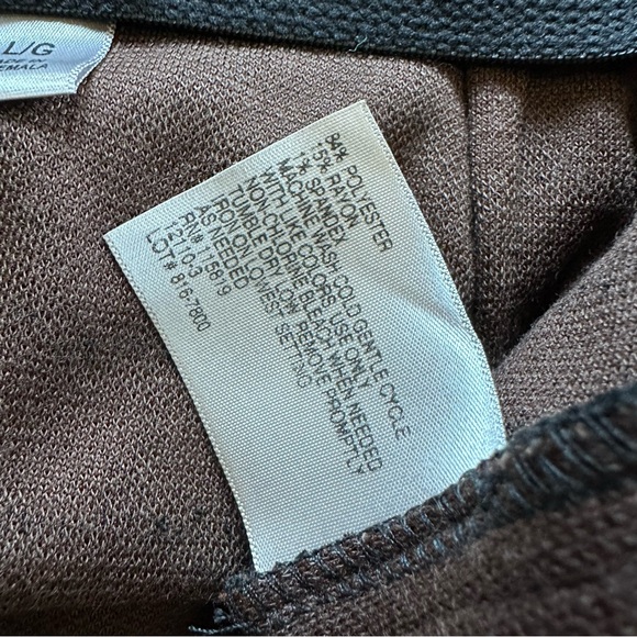 Worthington Black and Brown Animal Print Pencil Skirt - Picture 7 of 8